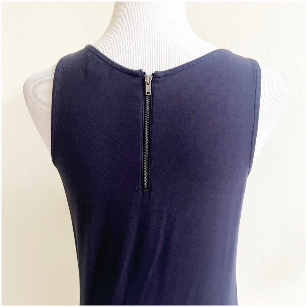 Theory Colorblock Drop Waist Dress Size Navy White Size Small Nautical - Picture 10 of 13